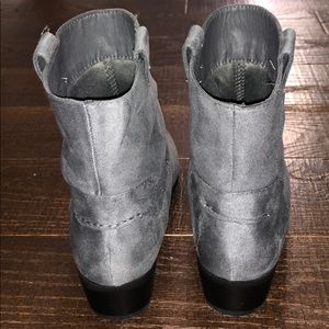 JustFab Shoes - Gray Booties JustFab Shoes - Gray Booties
